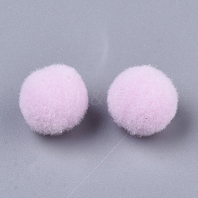 DIY Doll Craft Polyester High-elastic Pom Pom Ball AJEW-R093-02E-01-1