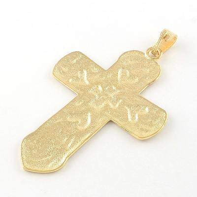 Cross Alloy Big Pendants X-TIBEP-R342-03KC-RS-1