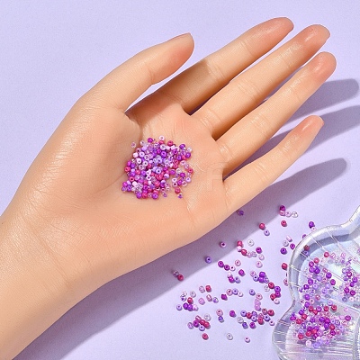 8500Pcs 10 Style Glass Seed Beads SEED-YW0001-80E-1