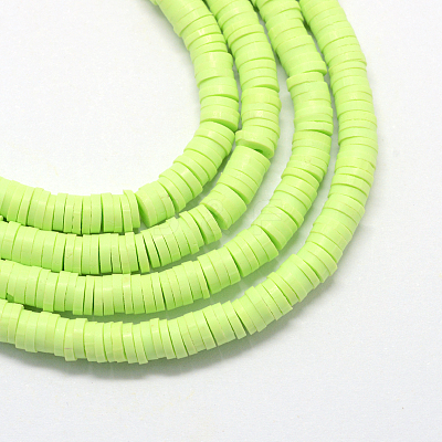 Handmade Polymer Clay Beads X-CLAY-R067-3.0mm-24-1