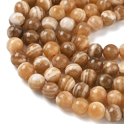 Natural Calcite Beads Strands LS-GG-CBA23C7-A01-6mm-1
