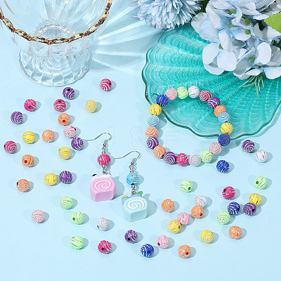 400Pcs Plating Acrylic Beads PACR-PA0001-25-1