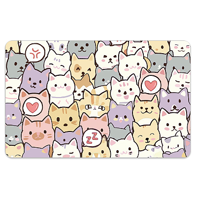 Plastic Waterproof Card Stickers STIC-WH0032-001-1