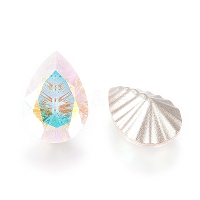 K9 Glass Rhinestone Cabochons RGLA-G015-A02-001AB-1