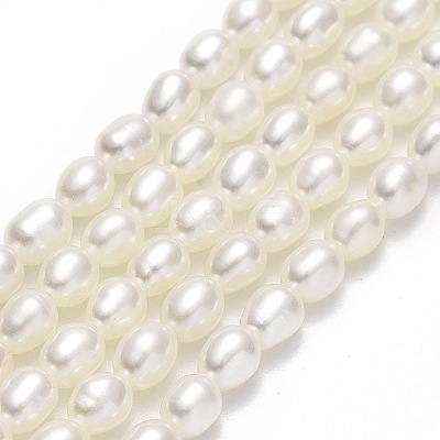 Natural Cultured Freshwater Pearl Beads Strands PEAR-J006-03A-1