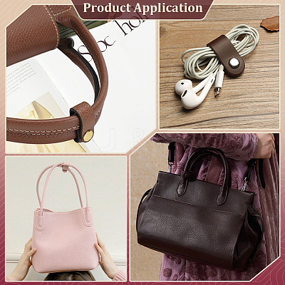 7Pcs 7 Colors PU Leather Purse Shortener Adjustable Buckles FIND-PH0038-13C-1