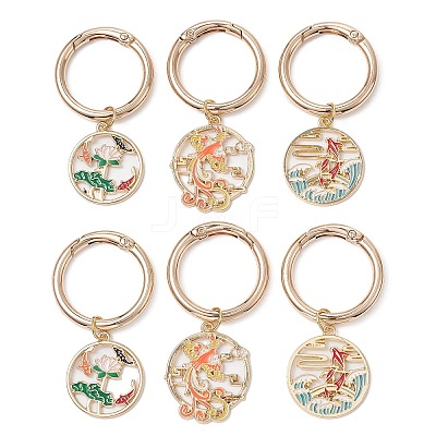 Alloy Enamel Shoe Charms HJEW-JM01094-1