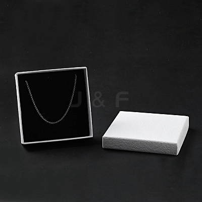 Texture Paper Jewelry Gift Boxes OBOX-G016-C03-A-1