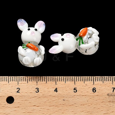 Handmade Lampwork Beads Strands LAMP-A005-02-1