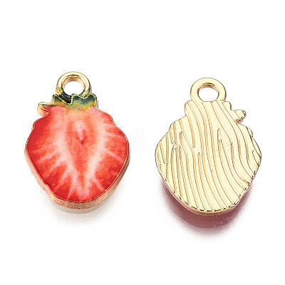 Alloy Enamel Pendants X-ENAM-N048-015-1