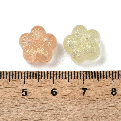 Luminous Transparent Acrylic Beads OACR-B031-14-1