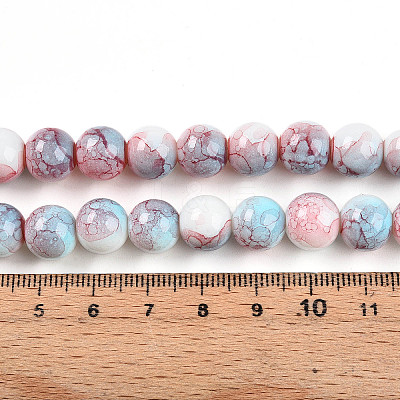 Baking Paint Glass Beads X1-DGLA-N003-10mm-C03-1