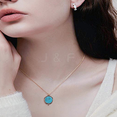 14Pcs 7 Colors Alloy Pendant Cabochon Settings FIND-LP0002-46-1