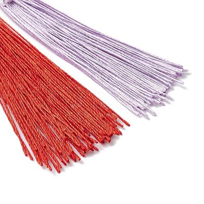 Polyester Tassel Pendant Decorations FIND-XCP0002-68-1