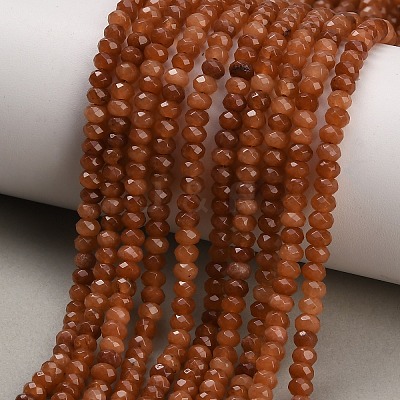Dyed Natural White Jade Beads Strands GG-CBAF9EE-A07-3x4mm-1