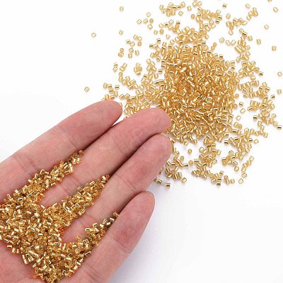 Glass Bugle Beads SEED-S032-08A-22B-1