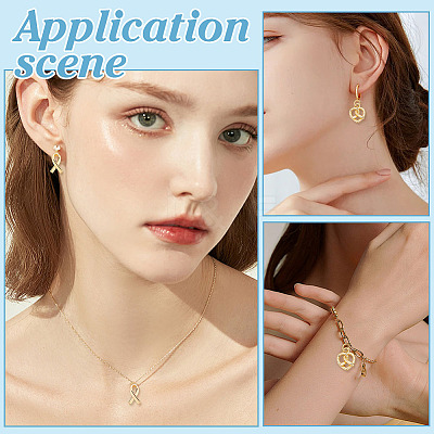 12Pcs 2 Styles Brass Pendants KK-AR0004-71-1