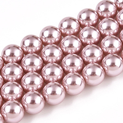 Glass Pearl Beads Strands HY-G002-01D-05-1