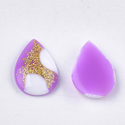 Epoxy Resin Cabochons CRES-S361-02B-1