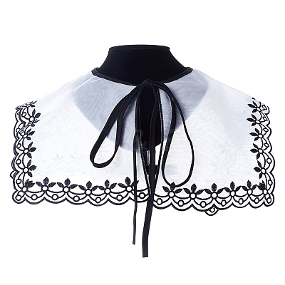 1Pc Detachable Organza Collars AJEW-GF0007-70-1
