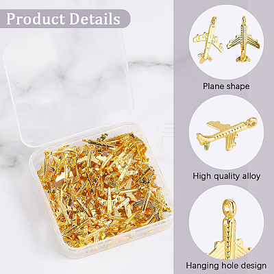 100Pcs Zinc Alloy Pendants FIND-SC0022-70-1