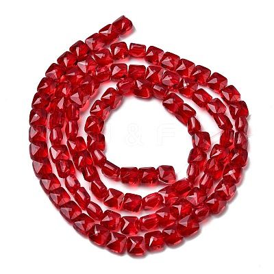 Transparent Glass Beads Strands X-GLAA-L050-A16-1