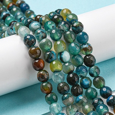 Natural Agate Beads Strands X-G-C082-A01-02-1