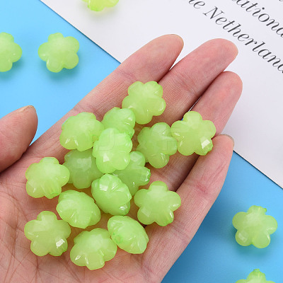 Imitation Jelly Acrylic Beads MACR-S373-87-E06-1