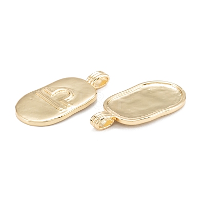 Brass Pendants KK-O140-20G-09-1