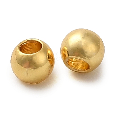 Brass Beads KK-Z062-01G-02-1