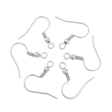 Tarnish Resistant 304 Stainless Steel Earring Hooks STAS-H011-1