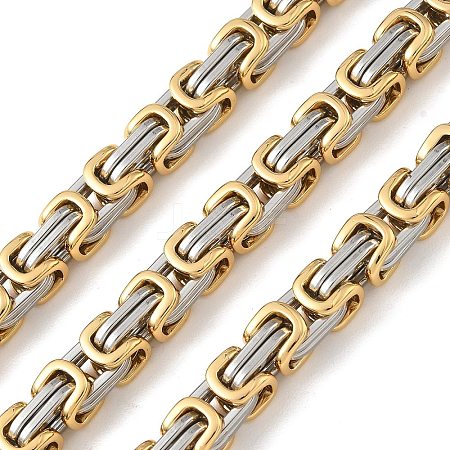 201 Stainless Steel Byzantine Chains SA-CBA46AF-02D-PG-1