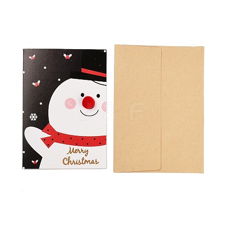 Rectangle Paper Greeting Card AJEW-P123-B04-1