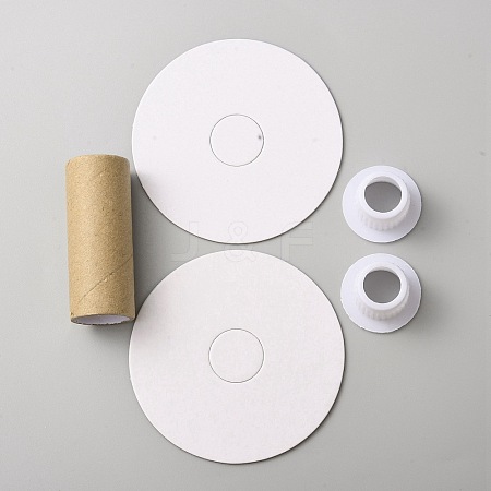 Paper Thread Winding Bobbins DIY-WH0032-52E-1