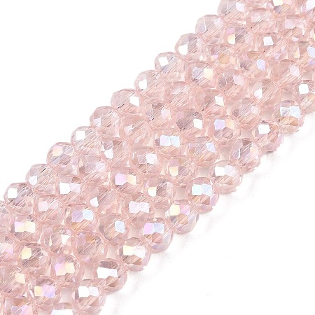 Electroplate Glass Beads Strands LS-EGLA-A044-T4mm-B22-1