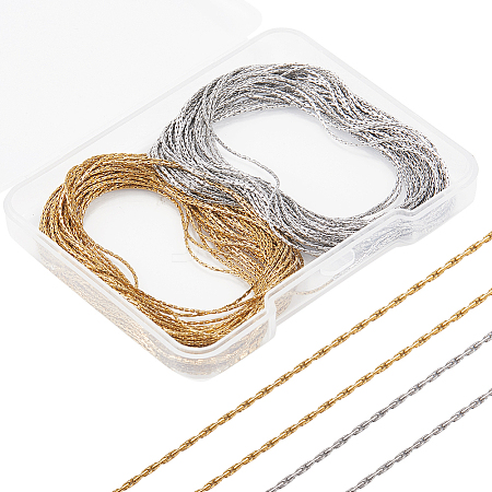 10M 2 Colors 304 Stainless Steel Boston Link Chains CHS-SC0001-05-1