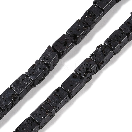 Natural Lava Rock Beads Strands G-A234-B02-01-1