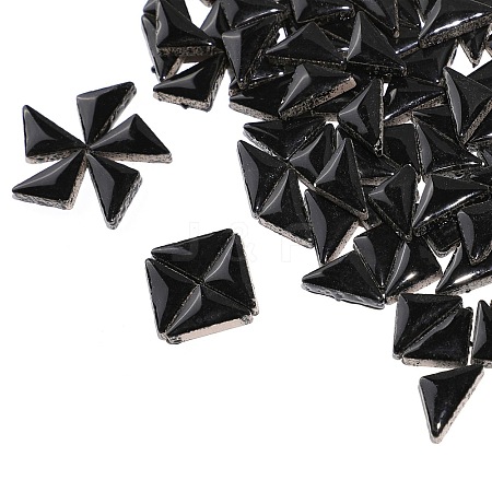 Triangle Porcelain Cabochons PW-WGD1E7C-17-1