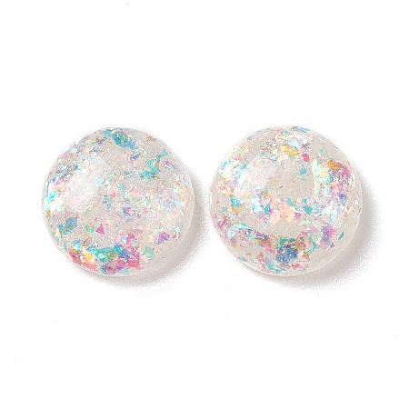 Resin Imitation Opal Cabochons RESI-E042-07B-1