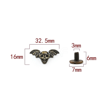 Zinc Alloy Decorative Buttons PW-WG6A501-45-1