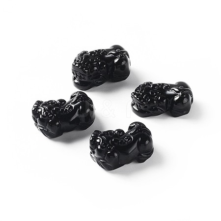 Natural Obsidian Links G-K298-17-1