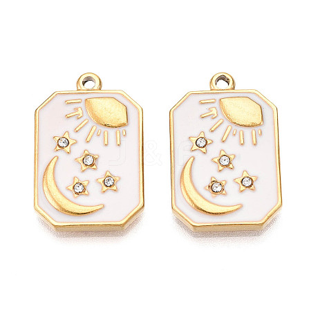 Ion Plating(IP) 304 Stainless Steel Pendants X-STAS-N107-06A-G-1