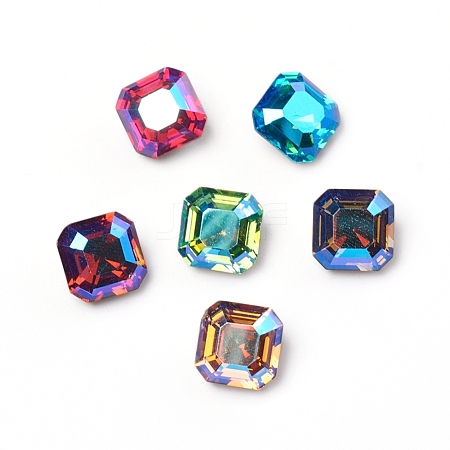 Glass Rhinestone Cabochons RGLA-I002-C01-SI-1