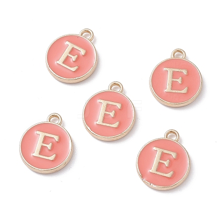 (Defective Closeout Sale Border damaged) Golden Plated Alloy Enamel Charms LS-ENAM-XCP0001-20E-1