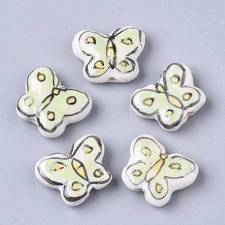 Handmade Porcelain Beads X-PORC-N004-19B-1