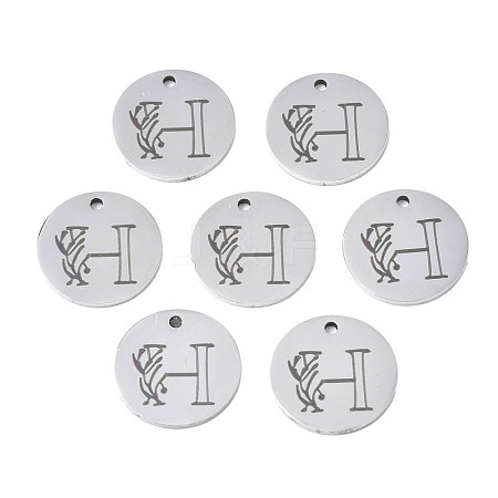 Non-Tarnish 304 Stainless Steel Charms STAS-T059-26P-H-1