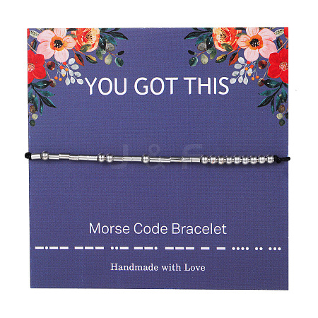 You Got This Morse Code Bracelets FS-WG6A0C8-07-1