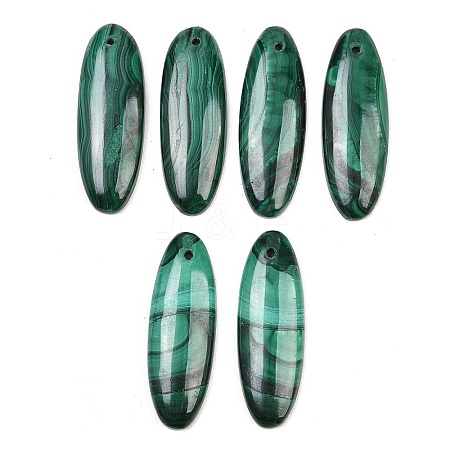 Natural Malachite Pendants G-B187-01A-02-1