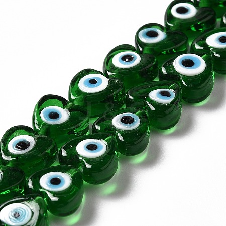 Handmade Evil Eye Lampwork Beads Strands LS-LAMP-E023-07B-05-1