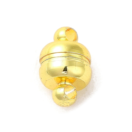 Rack Plating Brass Magnetic Clasps KK-D100-13G-1